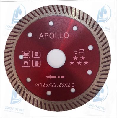 Lưỡi cắt apollo màu đỏ phi 125( marble)